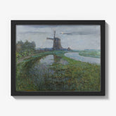 Oostzijdse Mill along the River Gein by Moonlight by Piet Mondriaan - thumbnail_1_bf_66fc531e8213847b6f357978